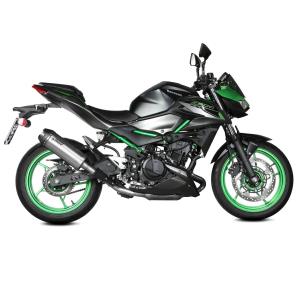 Escape Mivv AK-1 Titanio con tapa de carbono Kawasaki Z 500 / SE 2024-